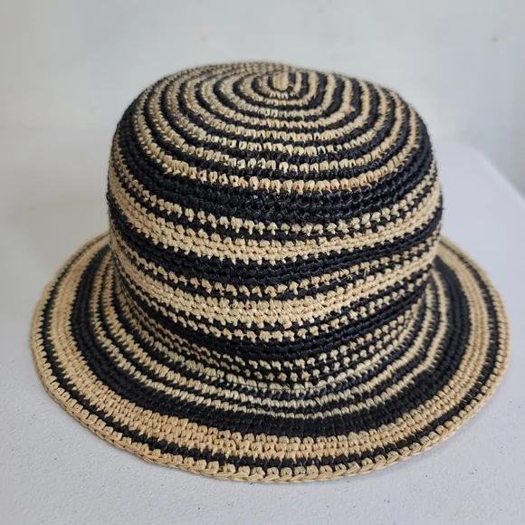 Simon's Raffia two tone hat - Picture 1 of 7